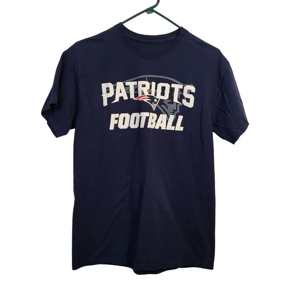 Team Apparel Other - New England Patriots Football T Shirt Mens Medium Navy Blue NFL Team Apparel